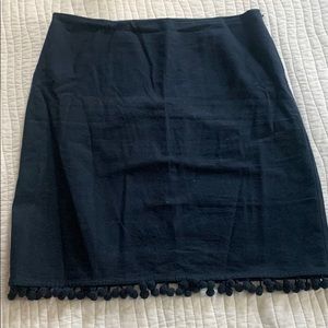 Navy Talbots size 6 pencil skirt